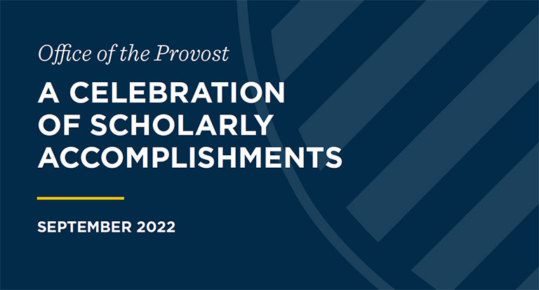 a celebration of scholarly accomplishments graphic
